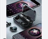 Black Long-Lasting Battery With Fast Charge Earbuds